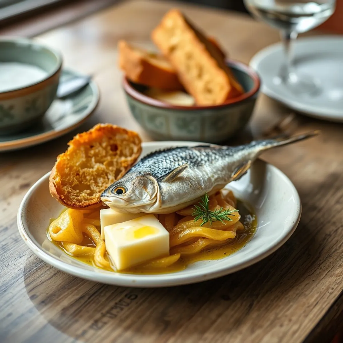 AI-generated photo Dried fish. AI-generated photo.