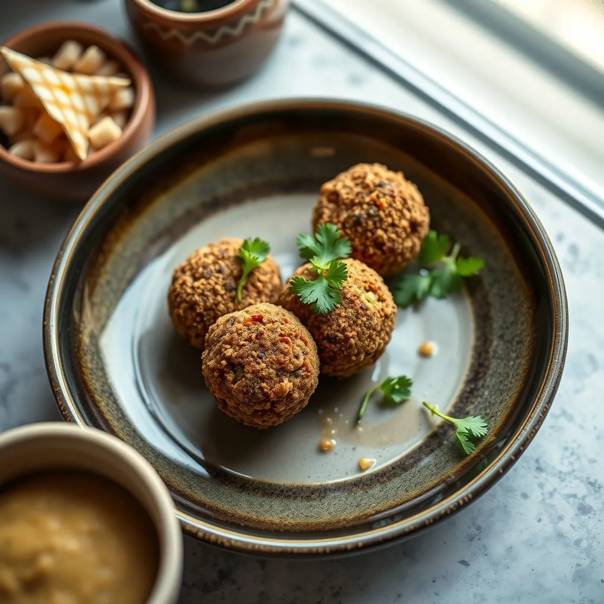 AI-generated photo Falafel. AI-generated photo.
