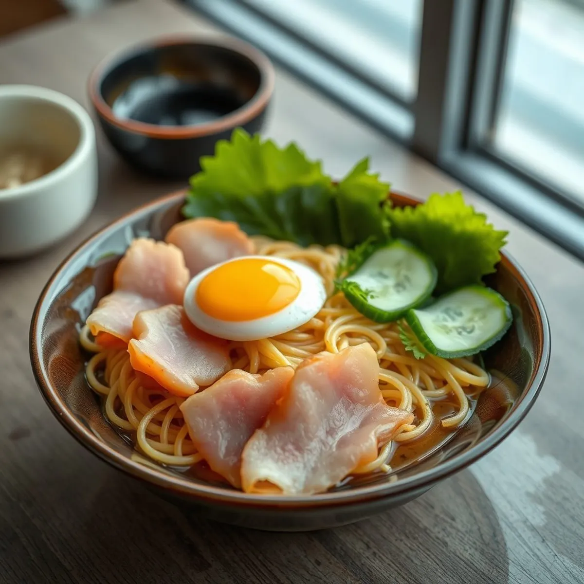 AI-generated photo Hiyashi chuka. AI-generated photo.