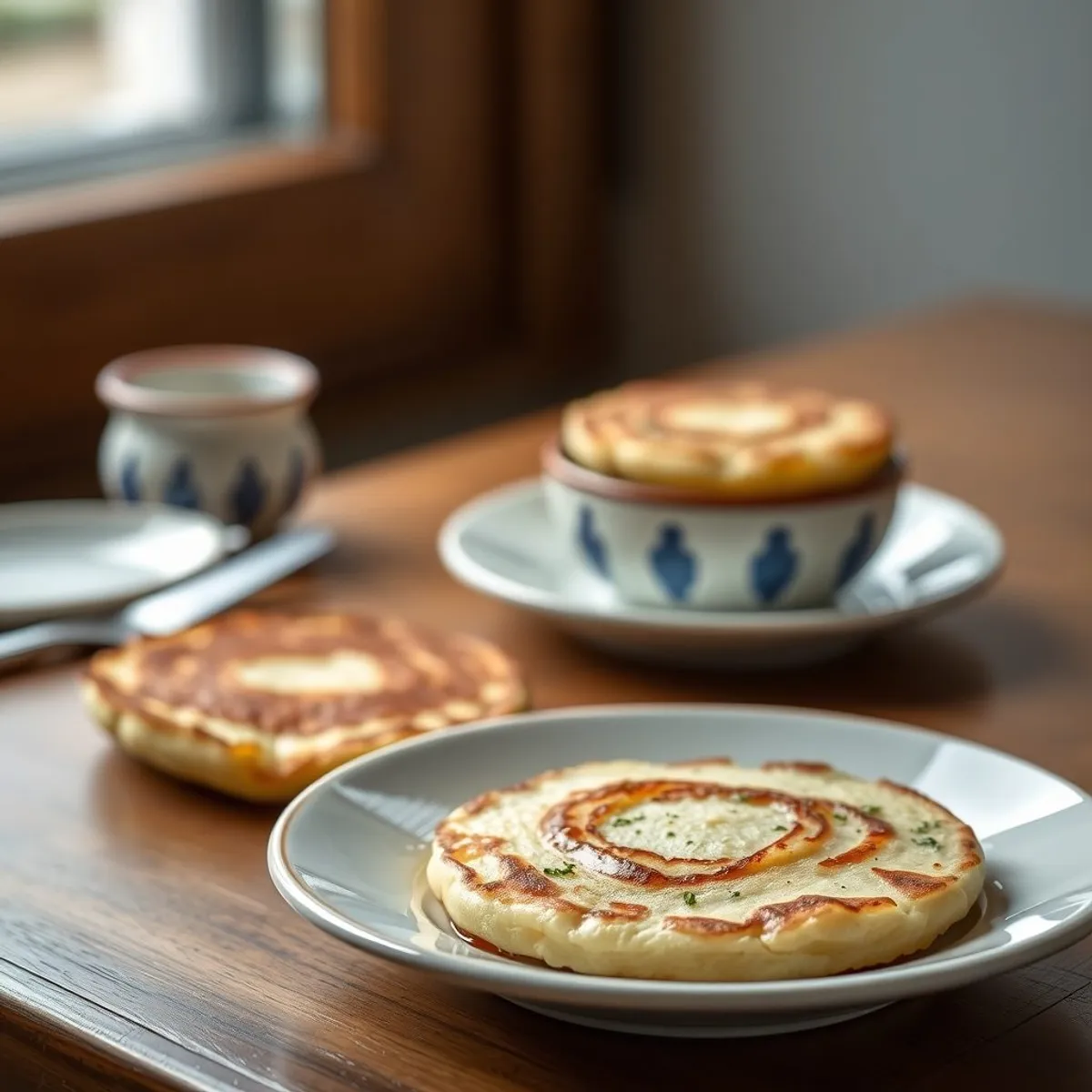 AI-generated photo Potato pancakes. AI-generated photo.