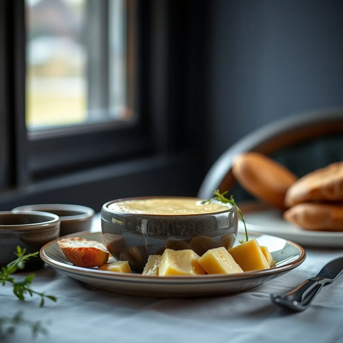 AI-generated photo Cooked cheese. AI-generated photo.
