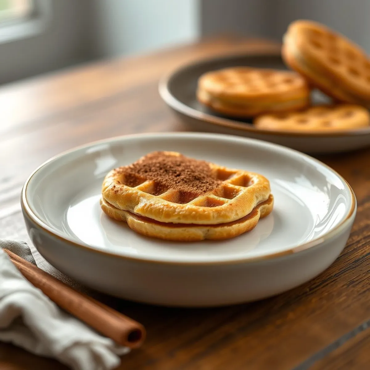 AI-generated photo Stroopwafel. AI-generated photo.
