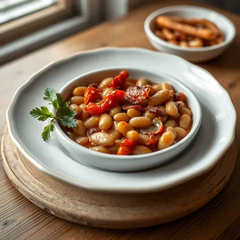 Breton beans. AI-generated photo.