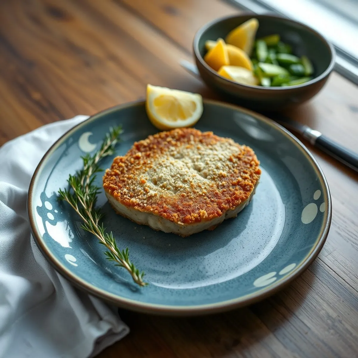 AI-generated photo Pork cutlet. AI-generated photo.