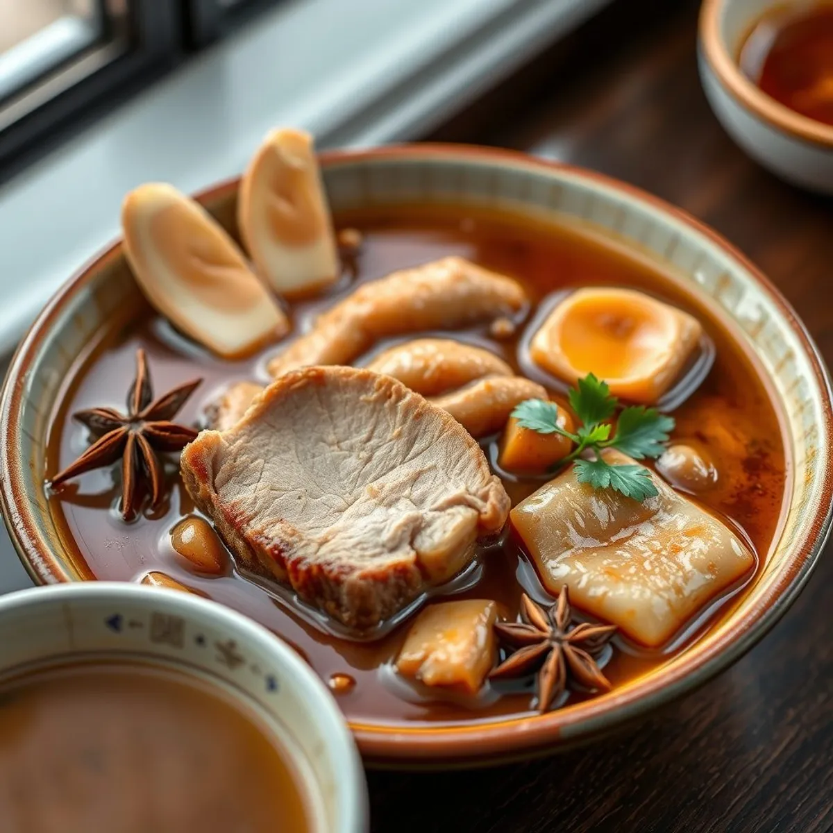 AI-generated photo Bak kut teh. AI-generated photo.