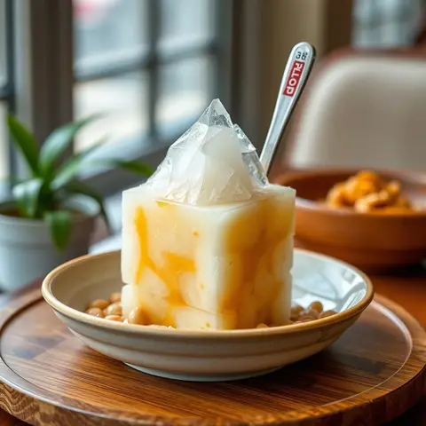 Ice kachang. AI-generated photo.