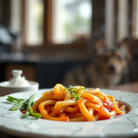 Tteokbokki. AI-generated photo.