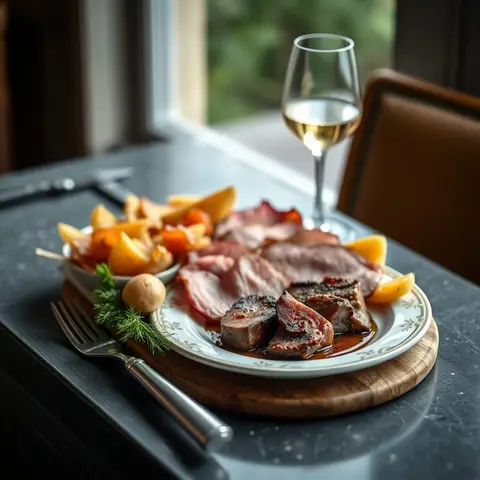 Berner platter. AI-generated photo.