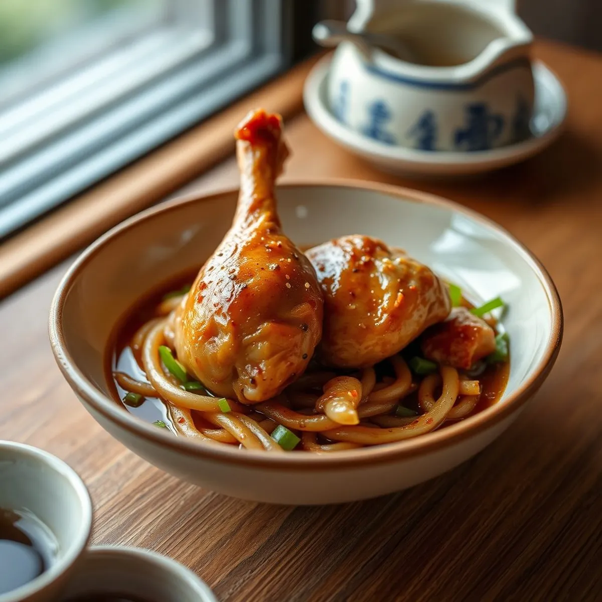 AI-generated photo Three-cup chicken. AI-generated photo.