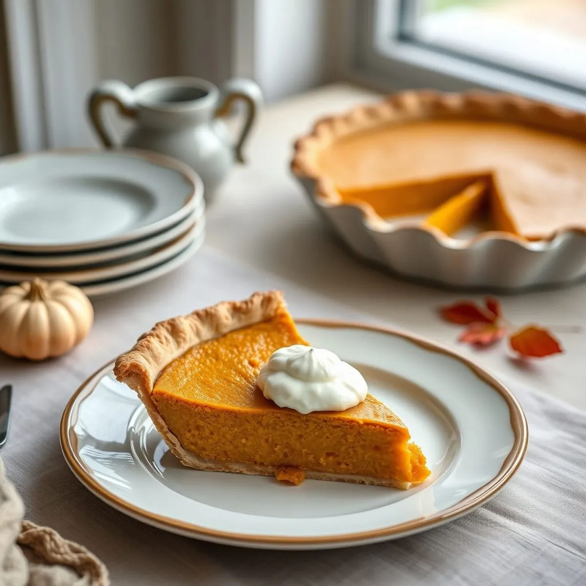 AI-generated photo Pumpkin pie. AI-generated photo.