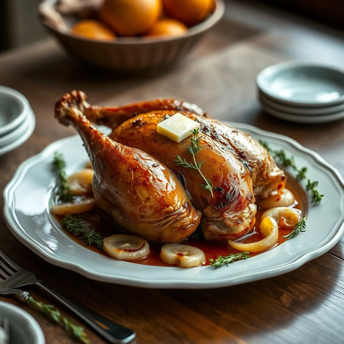 AI-generated photo Roast turkey. AI-generated photo.
