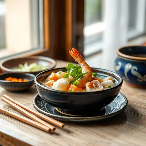 Banh canh. AI-generated photo.