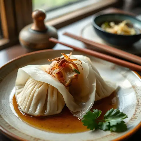 Banh cuon. AI-generated photo.