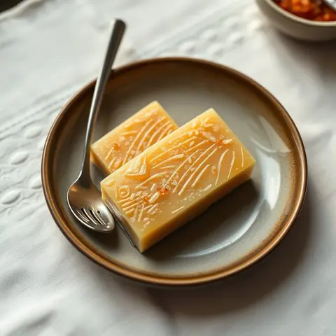 Chwee kueh. AI-generated photo.