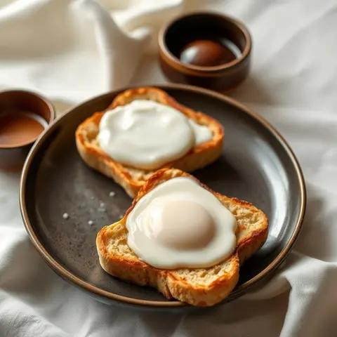 Kaya toast. AI-generated photo.
