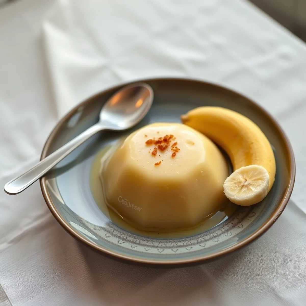 AI-generated photo Cassava pudding. AI-generated photo.