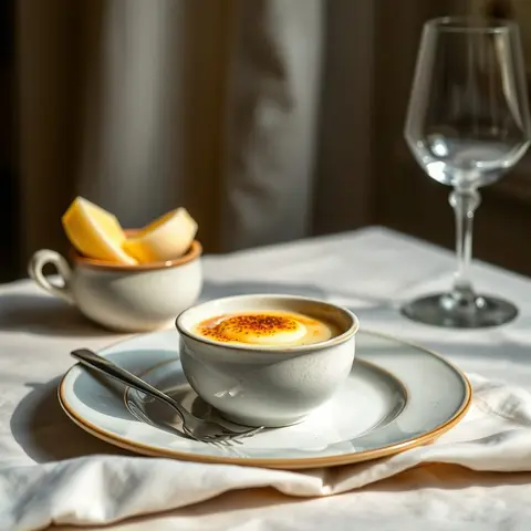 Crema catalana. AI-generated photo.