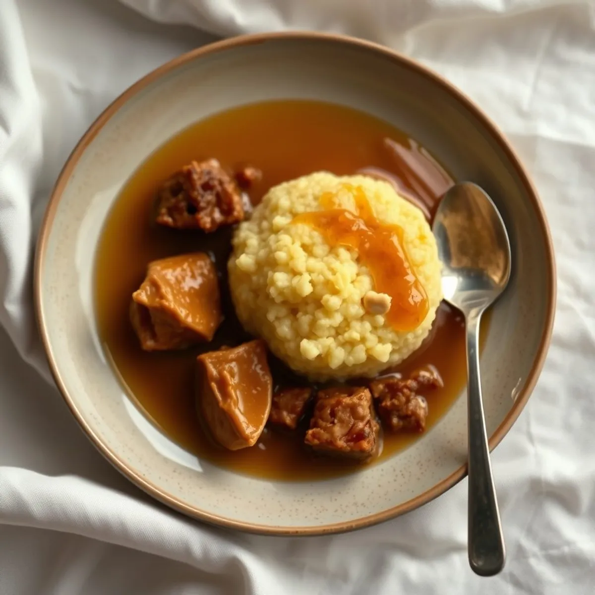 AI-generated photo Porridge. AI-generated photo.