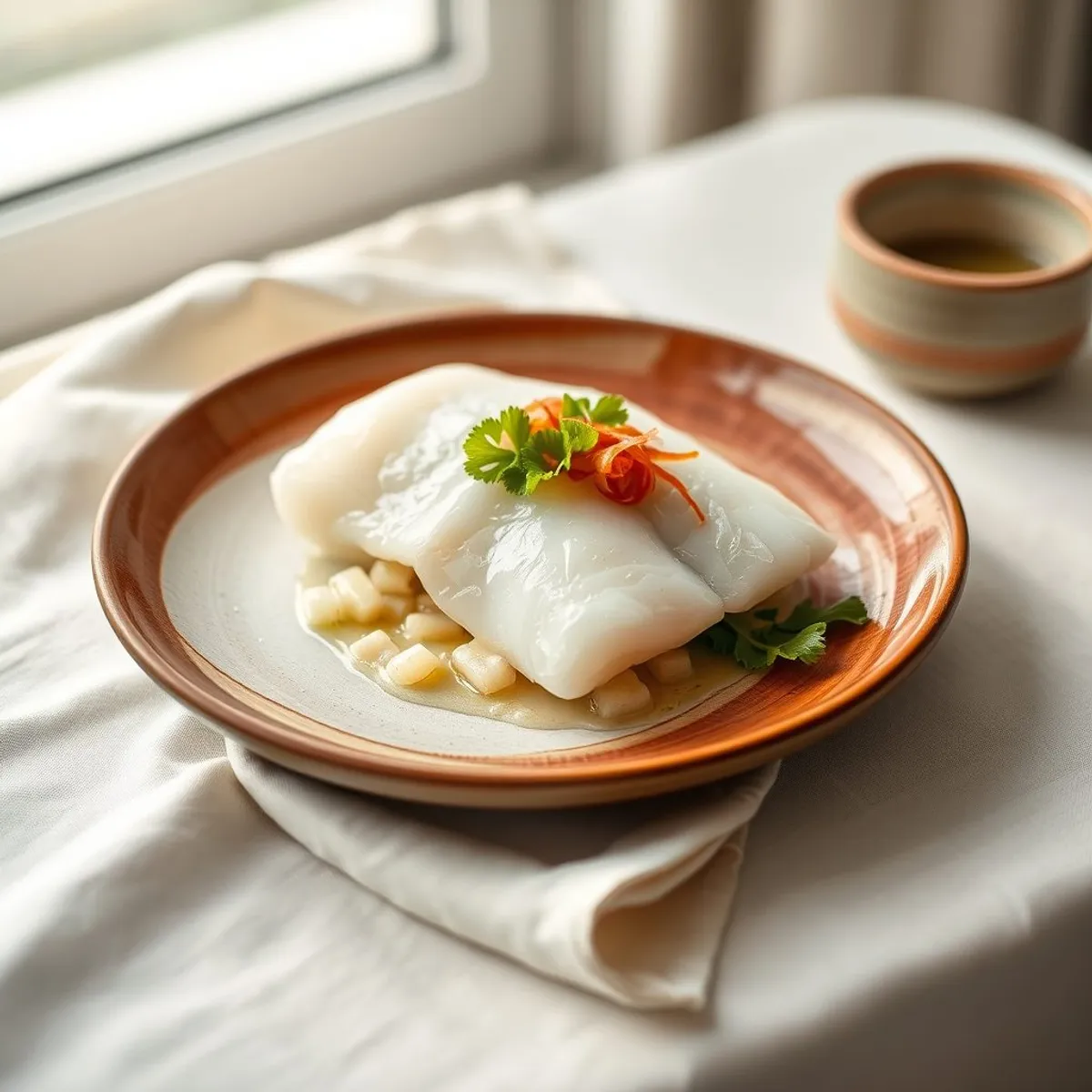 AI-generated photo Raw fish. AI-generated photo.