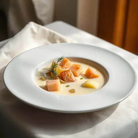 Cullen skink. AI-generated photo.