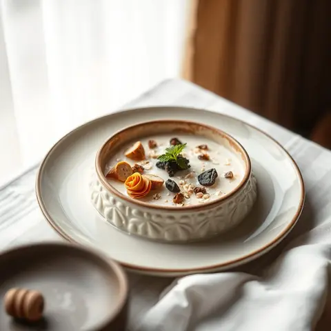 Porridge. AI-generated photo.