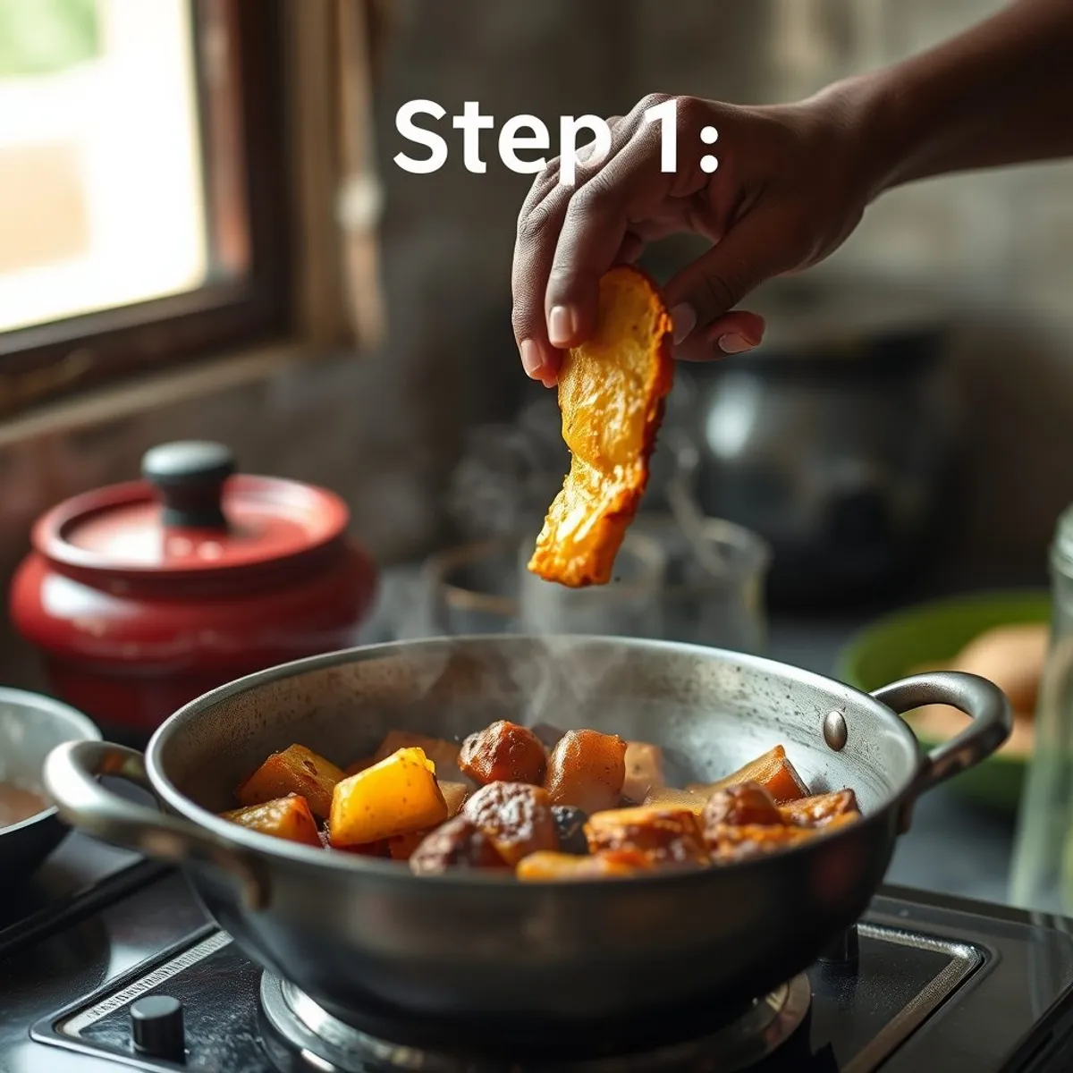 Step 1. AI-generated photo.