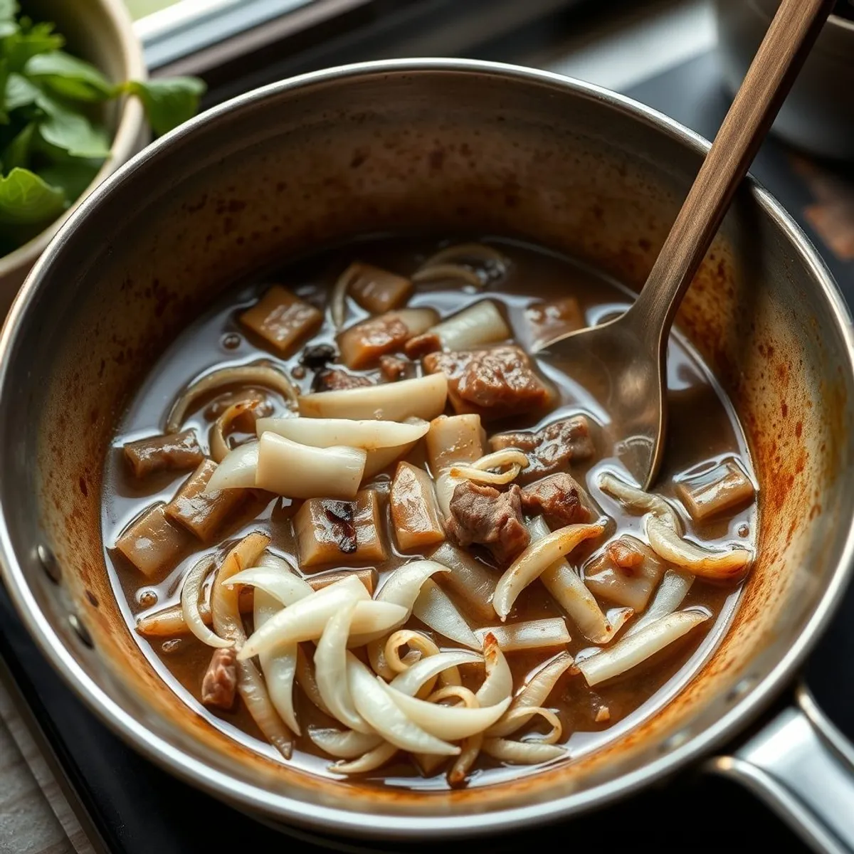 Hanoi Beef Pho, step 1. AI-generated photo.