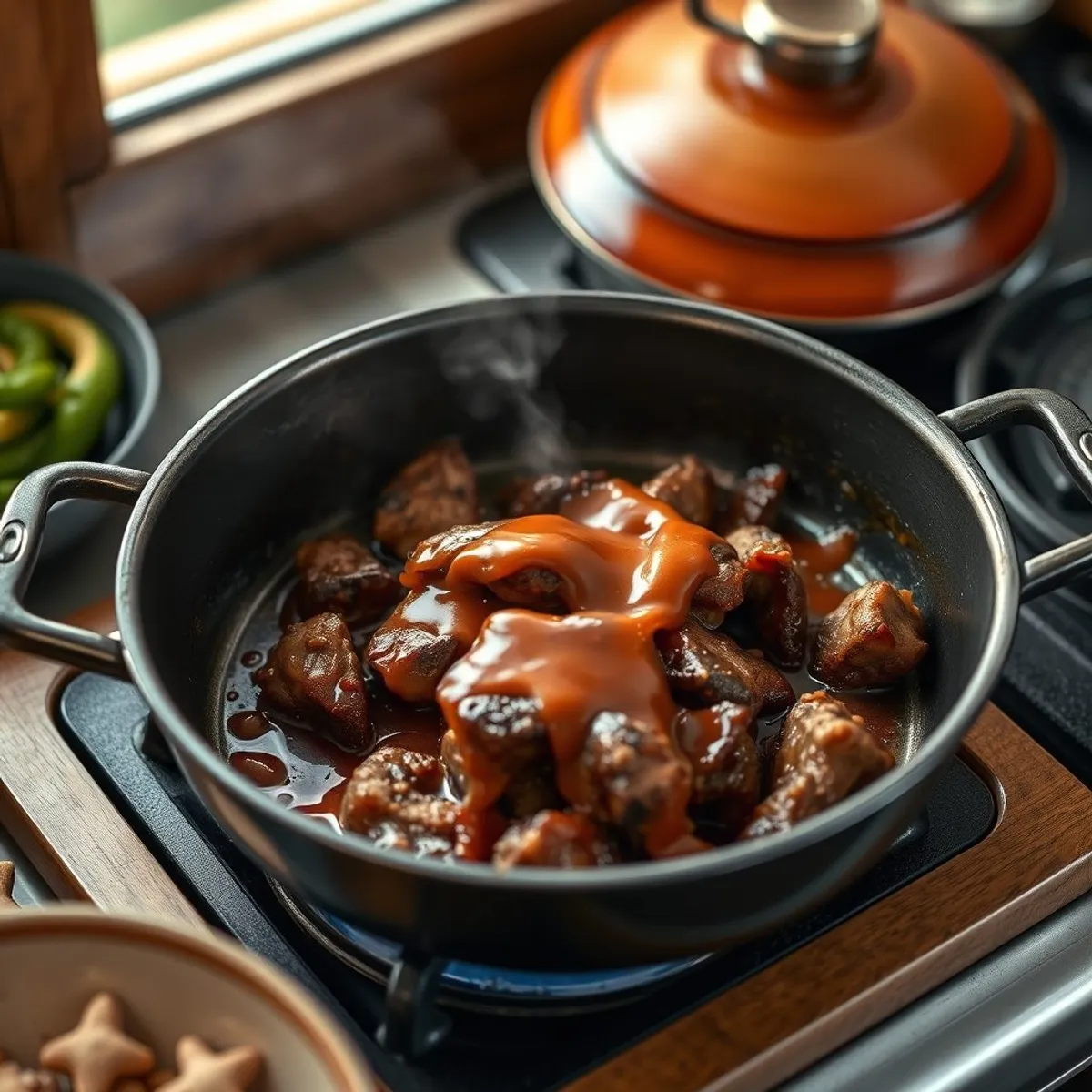Carnitas, step 3. AI-generated photo.