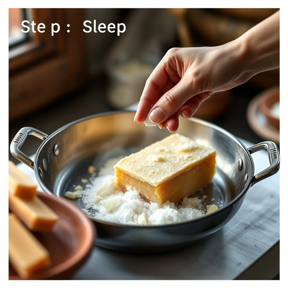 AI-generated photo Turron, step 1. AI-generated photo.