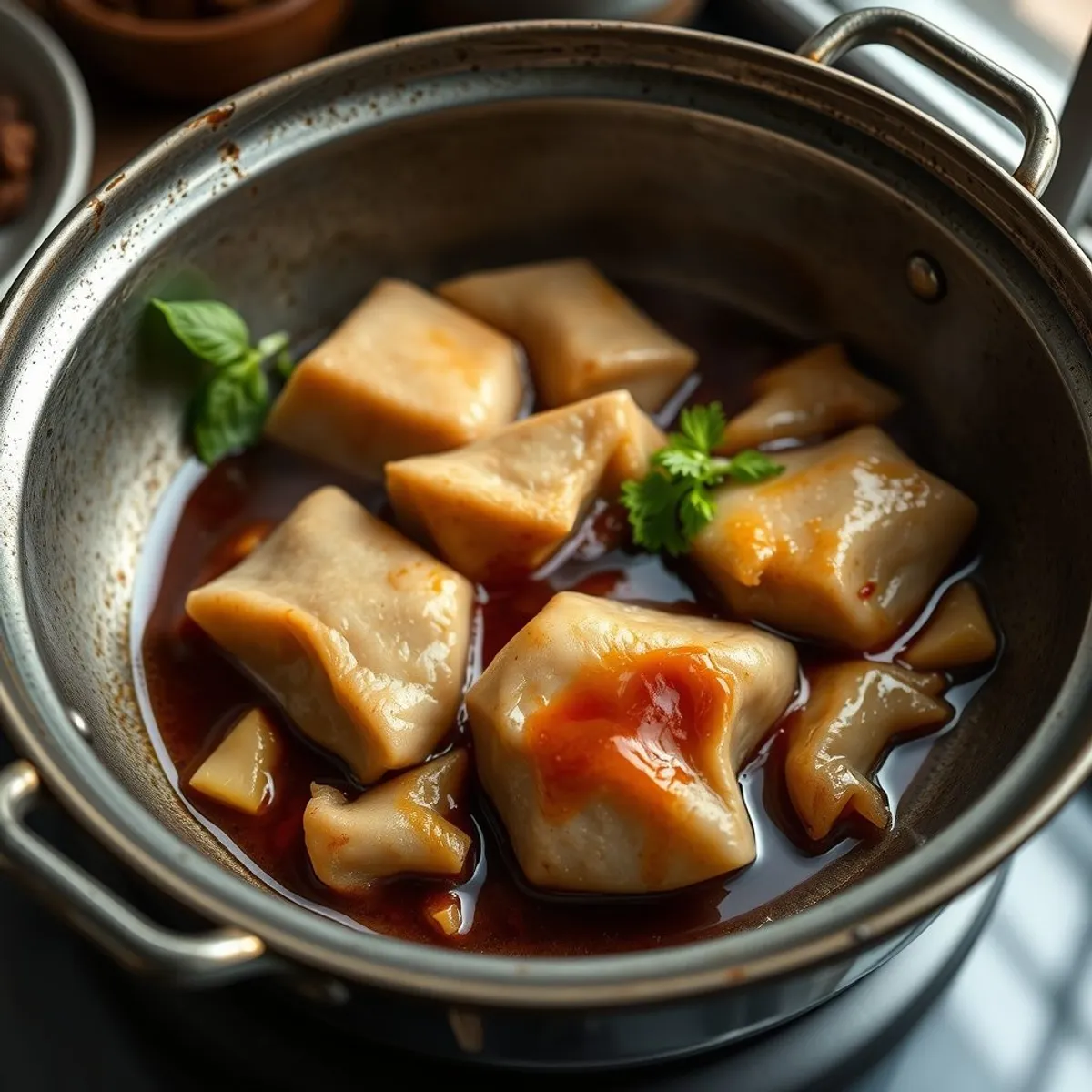 Ca kho to, step 3. AI-generated photo.